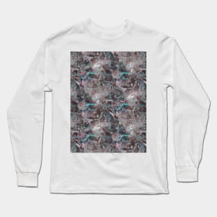 Marble effect Long Sleeve T-Shirt